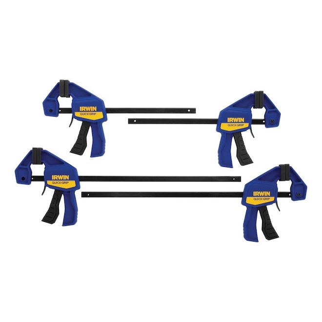 Irwin Quick-Grip Clamp Set 2 x 6-in and 2 x 12-in Pack of 4 - Each