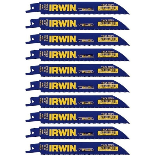 IRWIN 6-in 14-TPI Metal-Cutting Reciprocating Saw Blades - Each