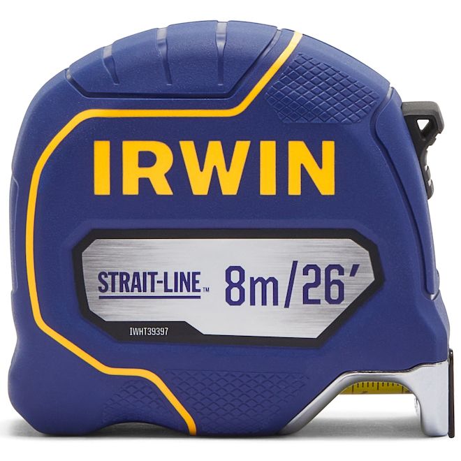 Irwin Strait-Line 26-ft/8-m Tape Measure with Speed Break - Each