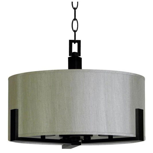 Jaelyn 3-light pendant -  ceiling or suspension light - bronze-finish metal-