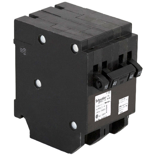 15/15A/1P - 40A/2P CHOM QUAD Circuit Breaker-Each