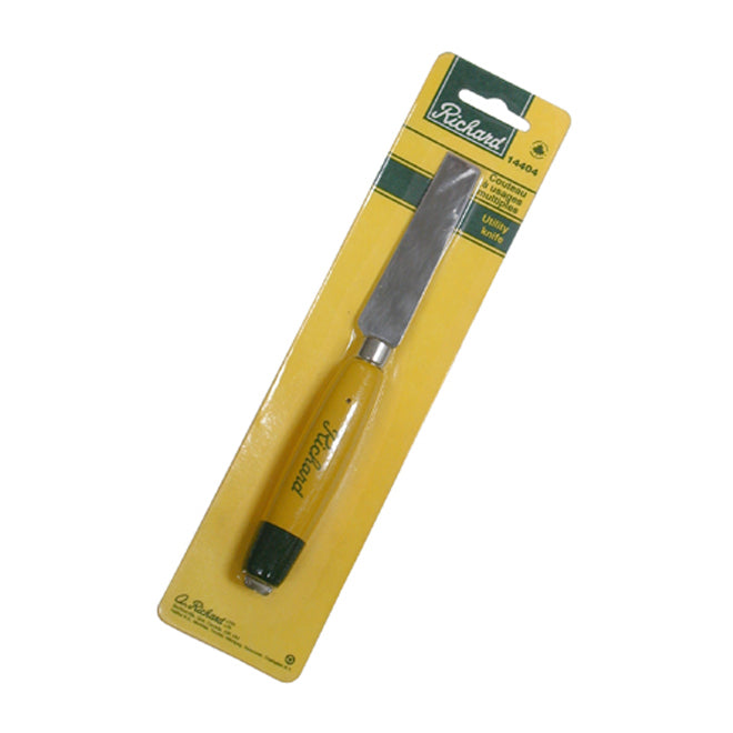 Richard Multipurpose Industrial Knife - Steel - Square Tip - Yellow - Each