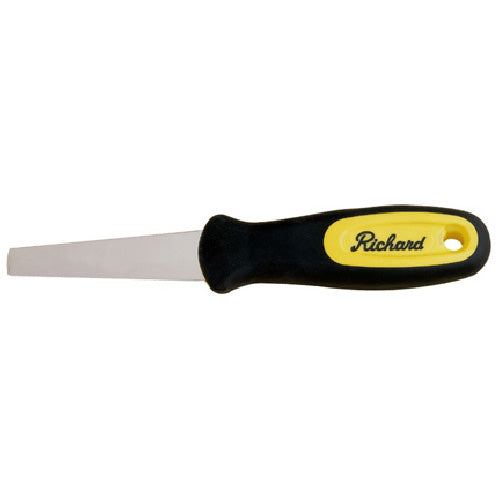 Richard Ergo-Grip Roofing Knife - 3.5-in -Steel and Rubber - Black and Yellow - Each