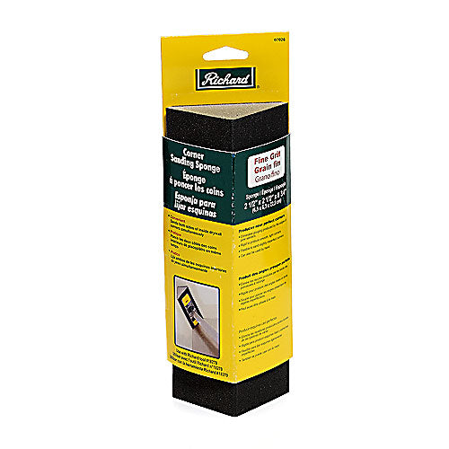 Richard Corner Sanding Sponge - Fine Grit - 3-Sided - 9-in L x 2 1/2-in W - Each