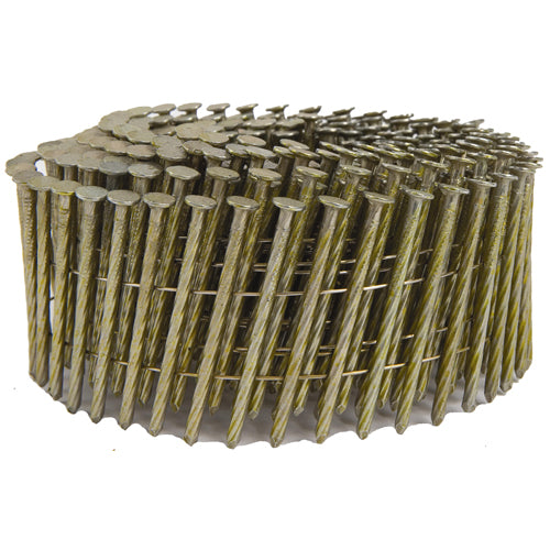 Framing Nails - 15° Coil - Galvanized - Spiral - 3 1/4" - 2700/Box - Box