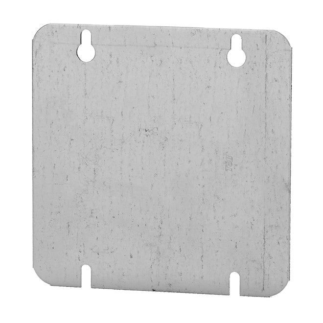 Square Box Cover Iberville - Galvanized Steel - 4 11/16-in-Each