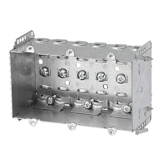 Galvanized Steel Device Box - 3-Gang-Each