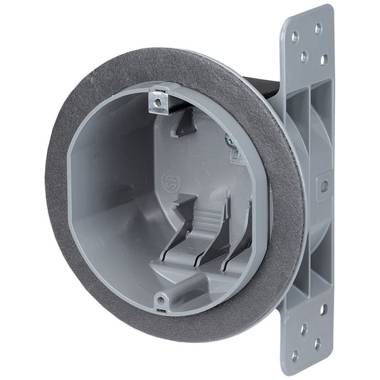Nutek Round Junction Box for Ceilings - 5 1/2" - Grey-Each
