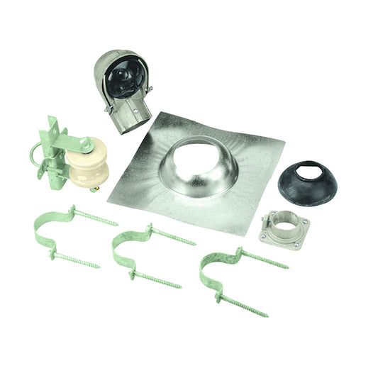 THOMAS & BETTS 2 1/2 O.D. 200 A Service Entrance Mast Installation Kit-Each