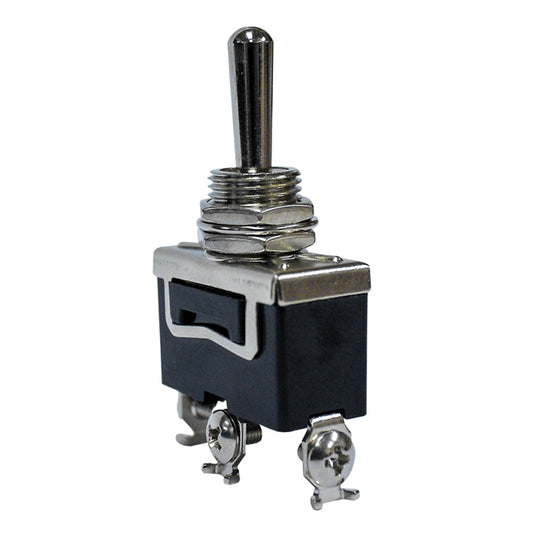 Single Pole Toggle Switch - 20A/125V 10A/250V - Nickel-Each