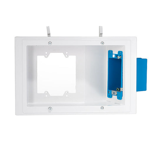 Recessed TV/AV Receptacle Box-
