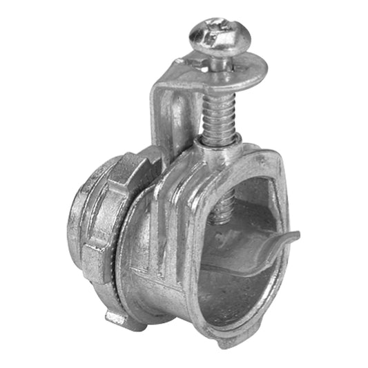 Iberville(TM) 1-Screw Connector - 3/8" - Grey - 55/Box-Each