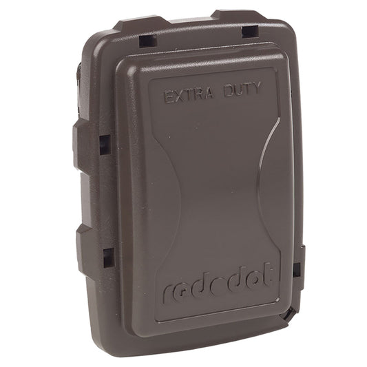 Reddot Plastic Bronze 1-Outlet Weatherproof Electrical Outlet Cover-Each