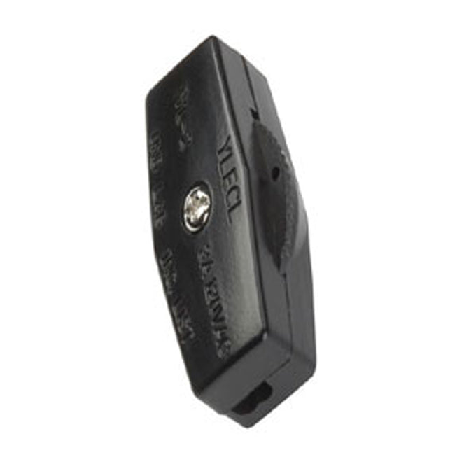 In-Line Universal Cord Switch - Black-Each