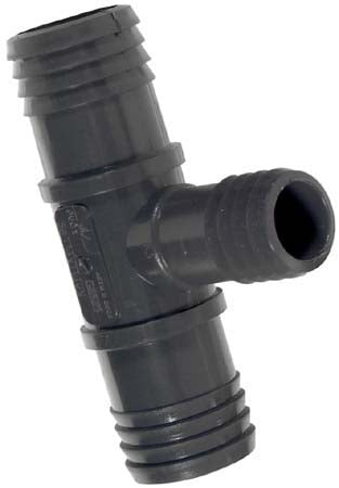 Reducing Tee Polyethylene Coupling - 1 1/4'' x 1 1/4'' x 1'' - Each