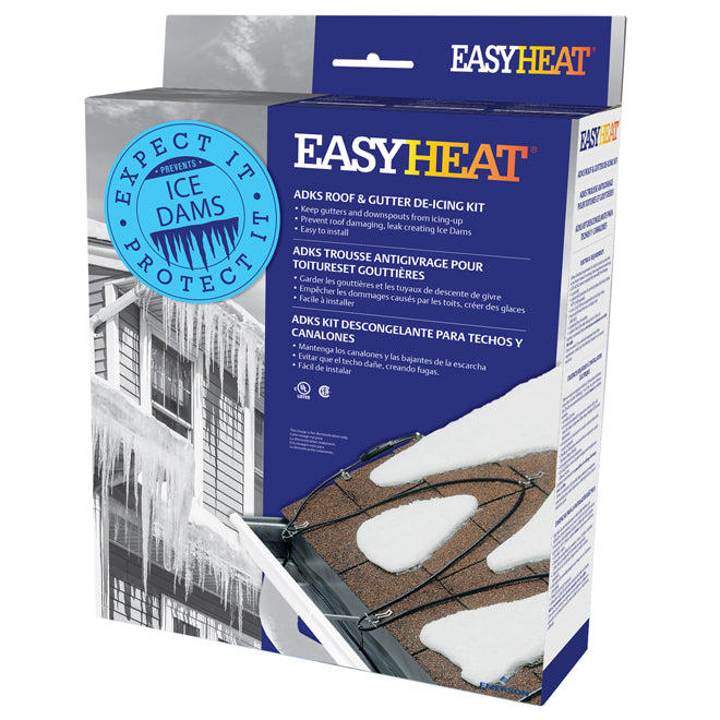 Easyheat anti-icing kit for roofs and gutters-Each