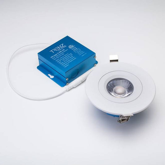 Trenz Retina LED Recessed Light - Dimmable - 60-W - 4-in - White - 1-Pack-
