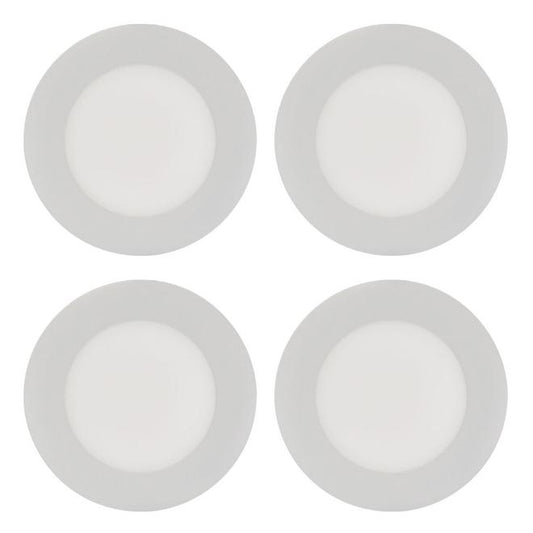 Trenz ThinLED Recessed Round Light Fixture Set - 4-in - Warm White - 4-Pack-