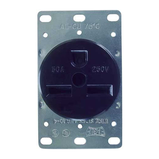 Cooper Industries Power Receptacle - 3 Grounding Wires - 30-amp - 250-volt-