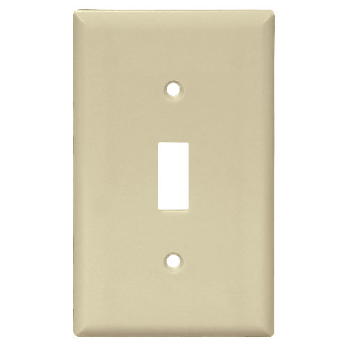 Standard Switch Plate - 1-Gang - Ivory-