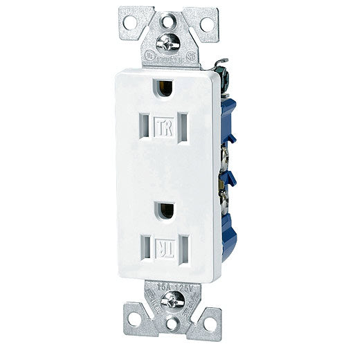 Eaton Tamper Resistant Duplex Receptacle Outlet - 1 5/16-in W - 15-amp - 125-volt-