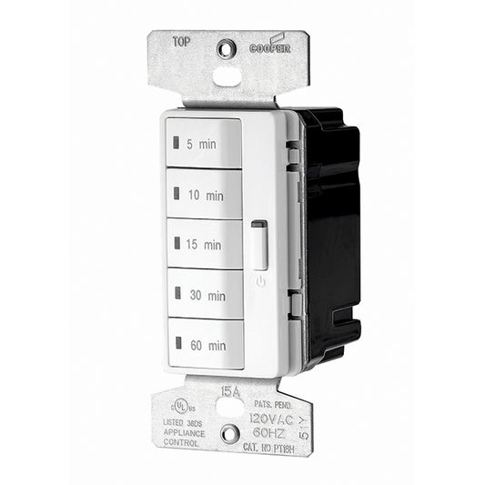 Programmable Timer 5-Setting White 120V/1800W-Each