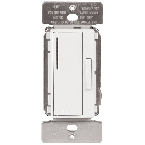 Eaton Multi-Location Smart Dimmer Switch - White Plastic - 600-watt - 120-volt-Each