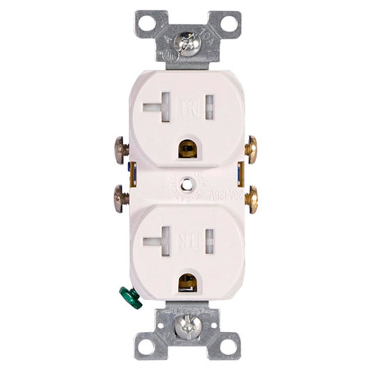 Eaton Standard Duplex Receptacle Outlet - Tamper Resistant - Flush Mount - 125-Volt-