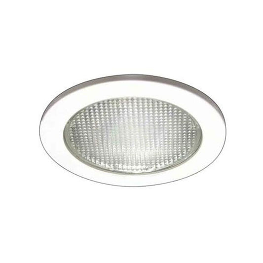 Halo Recessed Shower Light - 4-in - White Satin-