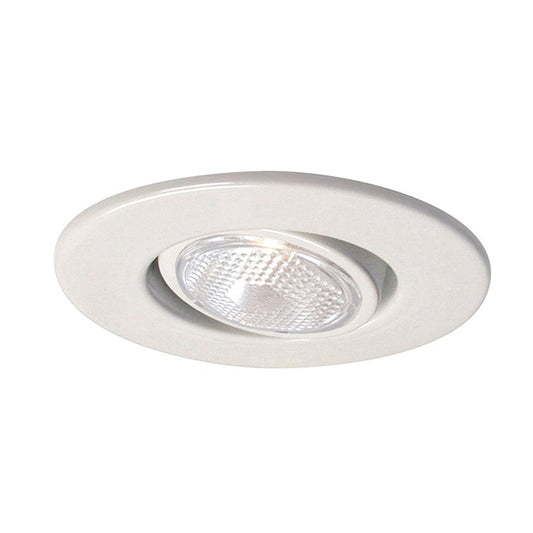Cooper Halo Directional Flush Mount Recessed Light - 4-in - Steel Gimbal - White-