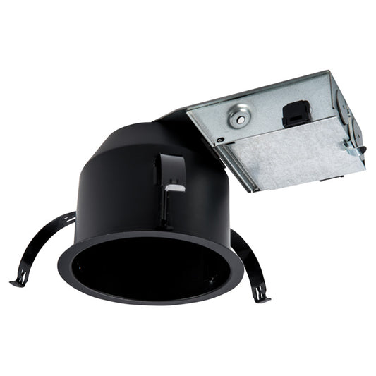 Halo Ultra-Shallow Recessed Light Housing - Retrofit - IC - Air-Tite - 4-in - Black-