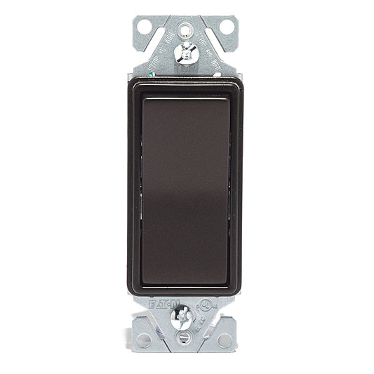 Single Pole Decorator Switch - 15 A - 120 V - Bronze-Each