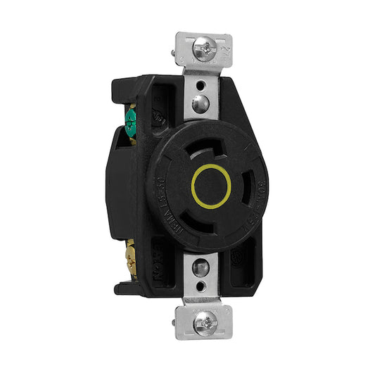 Eaton Arrow Hart Yellow/Black 30-Amp Duplex Oulet (1-Pack)-