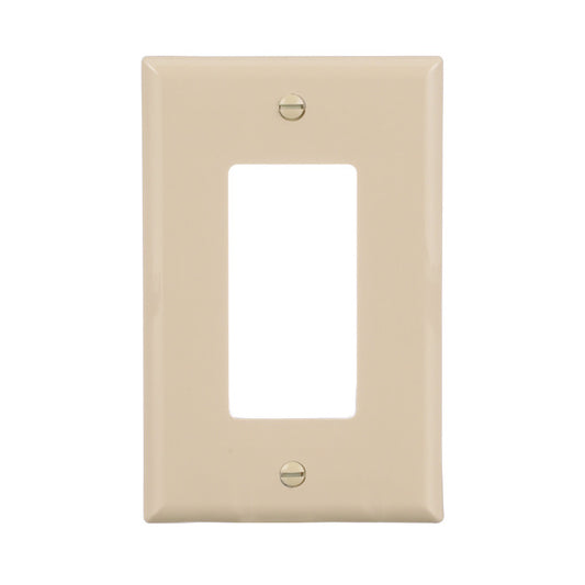 Eaton 1-Gang 1-Pack Ivory Decorator Midsize Wall Plate-