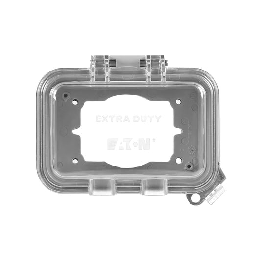 Eaton 1-Gang Rectangle Plastic Weatherproof Electrical Box Cover-Each