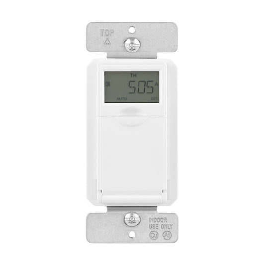 Eaton Hours and Minutes Programmable Astronomic Timer - White-Each