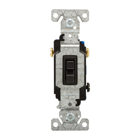 Eaton 3-Way Toggle Switch - Black-Each