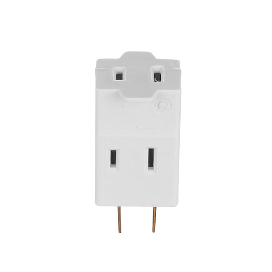 Eaton 3-Outlet Cube Adapter - White Plastic-Each