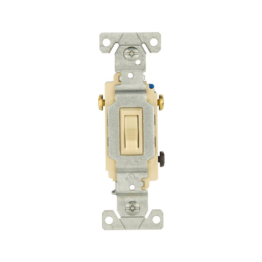 Eaton 3-Way Ivory Coloured Toggle Switch - 15-Amps - 120-V-Each