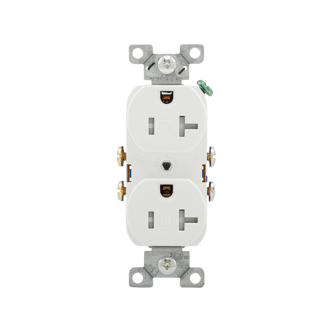 Eaton Dual 2P3W Receptacle - 20-Amps - 125-V-