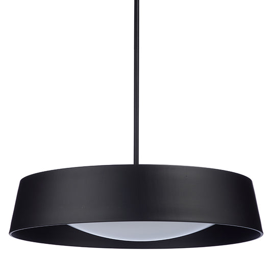 Canarm Adira 1-Light Black Metal LED Pendant-