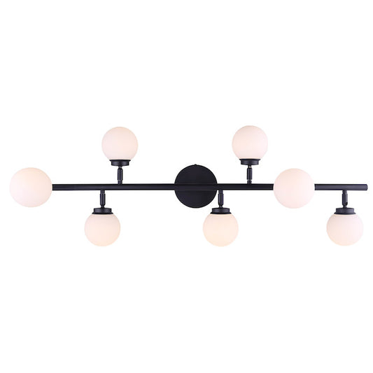Canarm(R) 7-Light Track Light - Poppy - 29 W - Black-