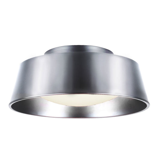 Canarm Adira LED Flush Mount with Acrylic Lens - 13.75-in - Brushed Nickel-