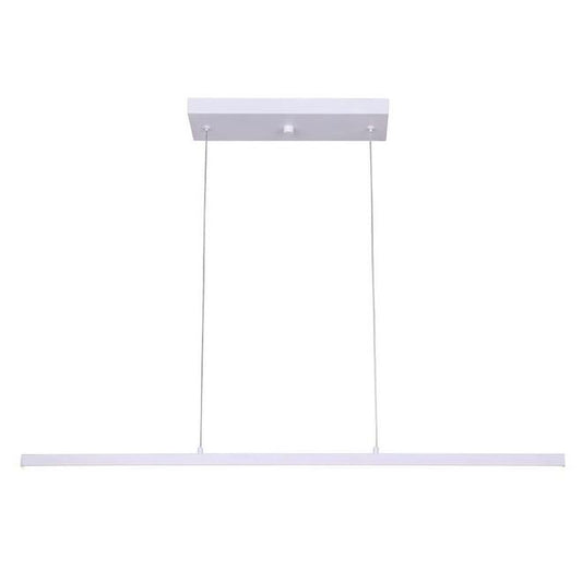 Canarm Maxton 1-Light White Integrated LED Chandelier-