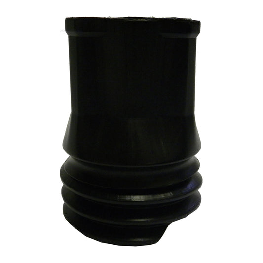 Reln Mole-Pipe Downspout Adapter - Moulded Plastic - Black - Connects to 2-in dia x 3-in dia - Each