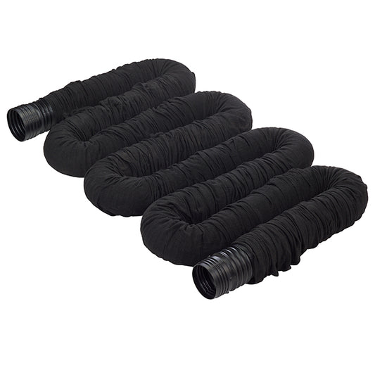 Mole-Pipe Universal Perforated Draining Pipe With Socks - 4-in Dia x 52-ft L - Expandable - Black - Each