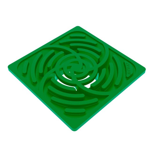 RELN Outdoor Drainage - 6-in Drain Grate - Plastic Square - Green - Each