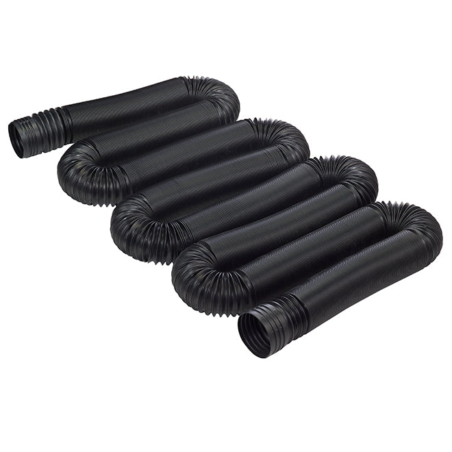 Reln Mole-Pipe Perforated Pipe - Polypropylene - Black - 4-in dia - Each