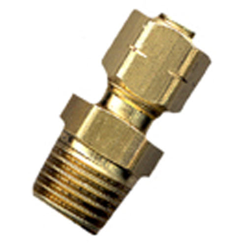 Union - Brass - 1/4" x 1/4" - Tube x MIP - Each