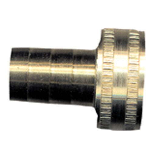 Hose Barb - Brass - 3/4" x 3/8" - Female x Barb - Each